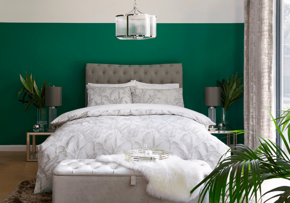 Phòng ngủ xanh lá cây 4