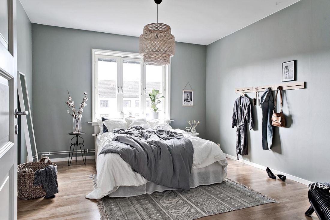 Phòng ngủ màu xám 2