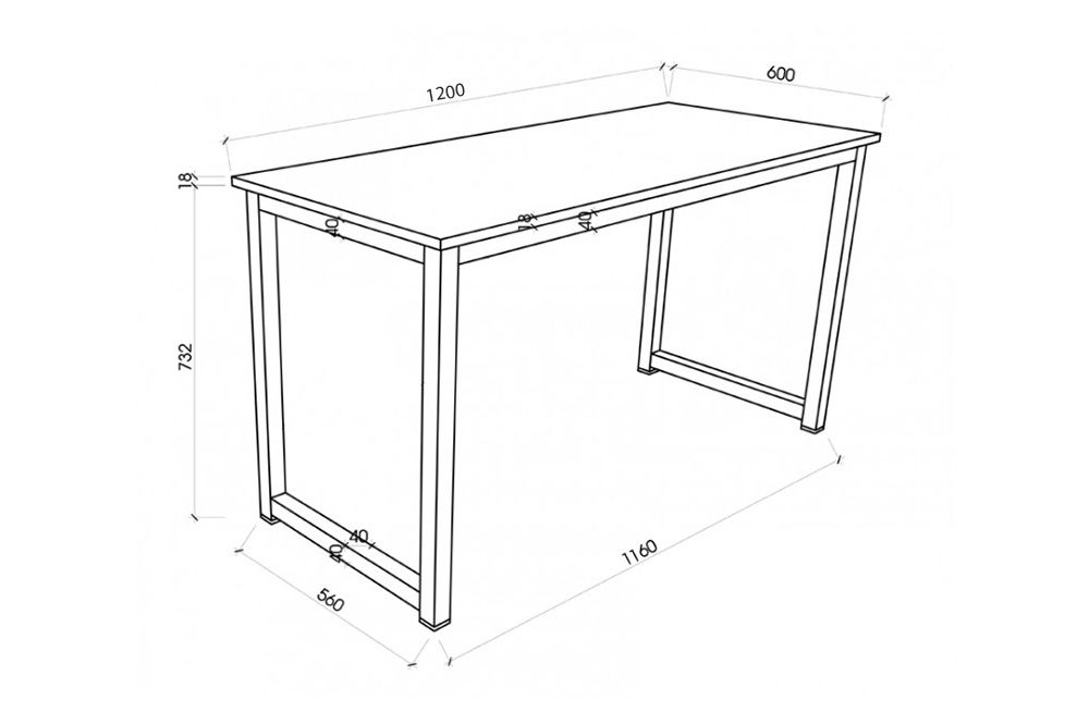 Kích thước bàn làm việc dành cho nhân viên văn phòng