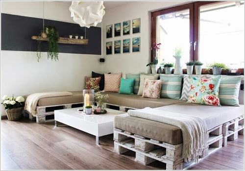 Ghế sofa từ gỗ pallet