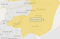 Bình Phước: Giảm hơn 2.600 ha diện tích Khu đô thị dịch vụ công nghiệp Đồng Phú