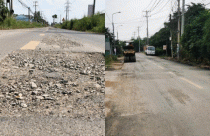 Con đường 2km, có gần 100 'hố tử thần' ở Đồng Nai: Địa phương đã sửa chữa đường