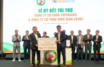 ​​​​​​​Topenland và Hưng Thịnh Land tài trợ 300 tỷ cho CLB bóng đá Topenland Bình Định