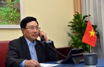 Phó Thủ tướng điện đàm với Ngoại trưởng Hoa Kỳ về cáo buộc Việt Nam thao túng tiền tệ