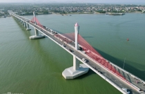 Chính thức thông xe cầu gần 1.000 tỉ đồng nối Nghệ An với Hà Tĩnh