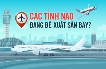 Các tỉnh nào đang đề xuất sân bay?