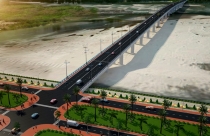 Quảng Ngãi: Thúc tiến độ dự án cầu 850 tỉ đồng bắc qua sông Trà Khúc