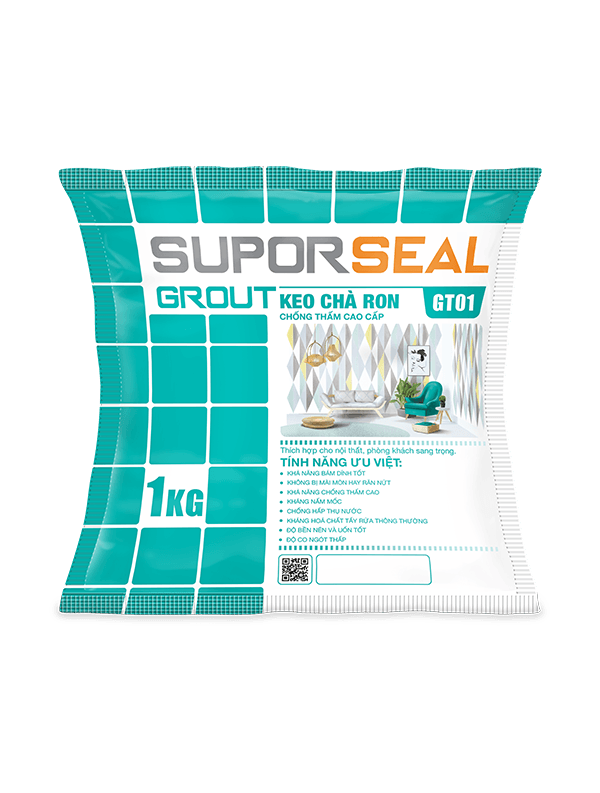                              SUPORSEAL 
 GROUT 
 GT01
                           -                              KEO CHÀ RON 
 CHỐNG THẤM CAO CẤP
                          