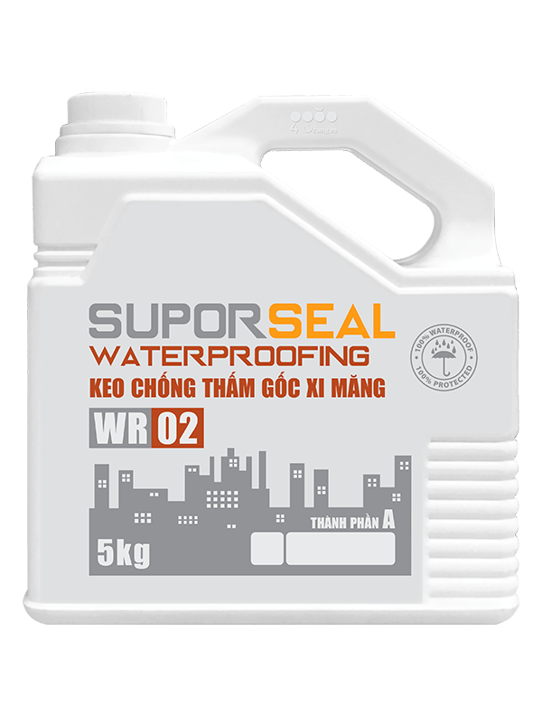                              SUPORSEAL 
 WATERPROOFING 
 WR02
                           -                              KEO CHỐNG THẤM 
 GỐC XI MĂNG 
                          
